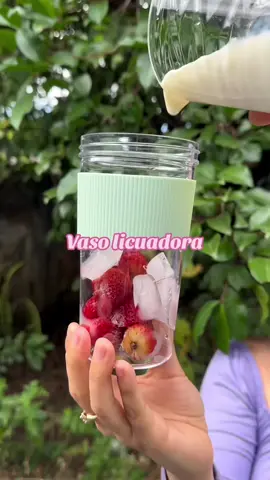 ✨Ahora podras hacerte tus licuados en cualquier parte. Nuestro vaso licuadora tiene un hermoso diseño, ademas es recargable e incluye su pajilla.💖#costarica🇨🇷 #costarica #fy #viral 