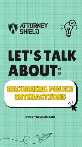 Caught on camera 🚔✨: What would you do if a police officer asked if you were recording them? Your rights, your voice. Let’s talk about it in the comments below! #AttorneyButton #AttorneyShield #FYP  