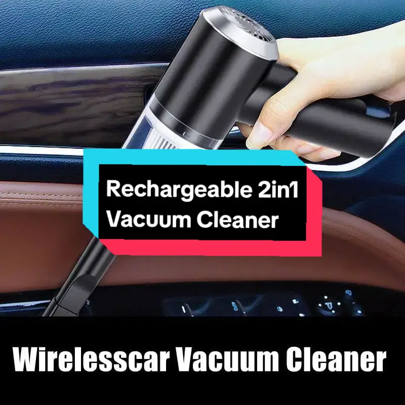 💗Car Vacuum Cleaner - Powerful variation and fun in a compact size. Lithium-ion technology delivers powerful suction and fade-free power. 💗Usb Rechargeable, Charged By Laptop / Pc / Power Bank / Usb Charger / Wall Charger With Usb Port. 💗Multi-Purpose 2-In-1 Handheld Suction And Vacuum Cleaner, Led Light Help You Illuminate The Not-Bright Corners, Powerful Suction, Absorb All Kinds Of Garbage, Giving A Comfortable Environment For Home And Car. 💗DURABLE FILTER, EASY TO CLEAN- Handheld vacuum cleaner is equipped with a high-quality filter, excellent filtering and dust removal effect, Long service life, upgraded filter can protect the motor and especially easy to clean.  💗Multiple Applications - The vacuum cleaner uses the 2-in-1 crevice tool, can reach into the deepest corners of your sofa or hard to reach areas under low-lying furniture. This cordless handheld vacuum is suitable for home, car, office, carpet cleaning. 💗Multiple Nozzles Allow You To Replace And Use At Any Time, Reusable And Cleanable Eco-Friendly Design Recycling Washable Hepa Filter, Adopts Abs Thermoplastic Polymer Material With Good Toughness Design. 💗Lightweight & Portable - This mini size hand vacuum weights 12 ounces, holding long time without feeling tired, making cleaning a pleasure. Vacuum filter is washable and reusable. Bright LED light helps to clean dark corners. 💗LITHIUM BATTERY DRIVEN - This vacuum cleaner can be fully charged in 3-4 hours. It has a built-in 2000mAh lithium battery, which can last for 30minutes-1hour.  #fypシ #fypシ゚viral #luckysan #homegoodssan #fyp #tiktokbudol #LearnItOnTikTok #foryoupage #vacuum #minivacuum #portablevacuum 