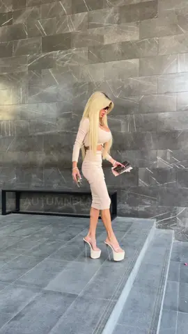 A lot of women who couldn't walk a mile in my shoes complain about my amazing body.  #AutumnBlair #bodypositivity #healthyliving #diettips #fitspo #inspo #highheels #heels #walkinginheels #modelwalk #skirt #OOTD #outfit #style #smallwaist #longlegs #legs #hairextensions #blonde #luxury #lips #biglips #lipgloss #filler #bimbo #howtotiktok #howtoadult #howtogetrich