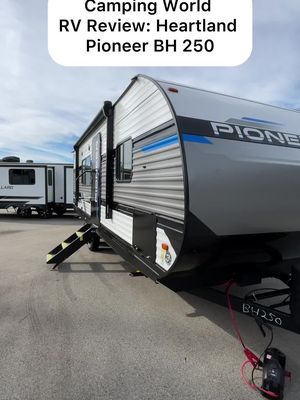 This RV has the same comforts as your home! Heartland Pioneer BH 250 #campingworldpartner • • • #rvreview #rvlife #rvtour 