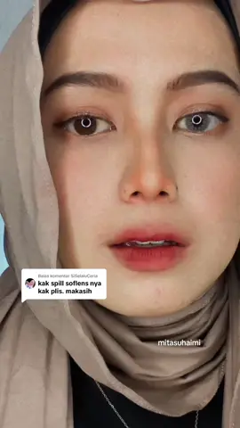 Membalas @SiSelaluCeria ini aku pakai warna marble grey 😍 #masyaallah #mitasuhaimi #bollywood #bollywoodsong #softlens 
