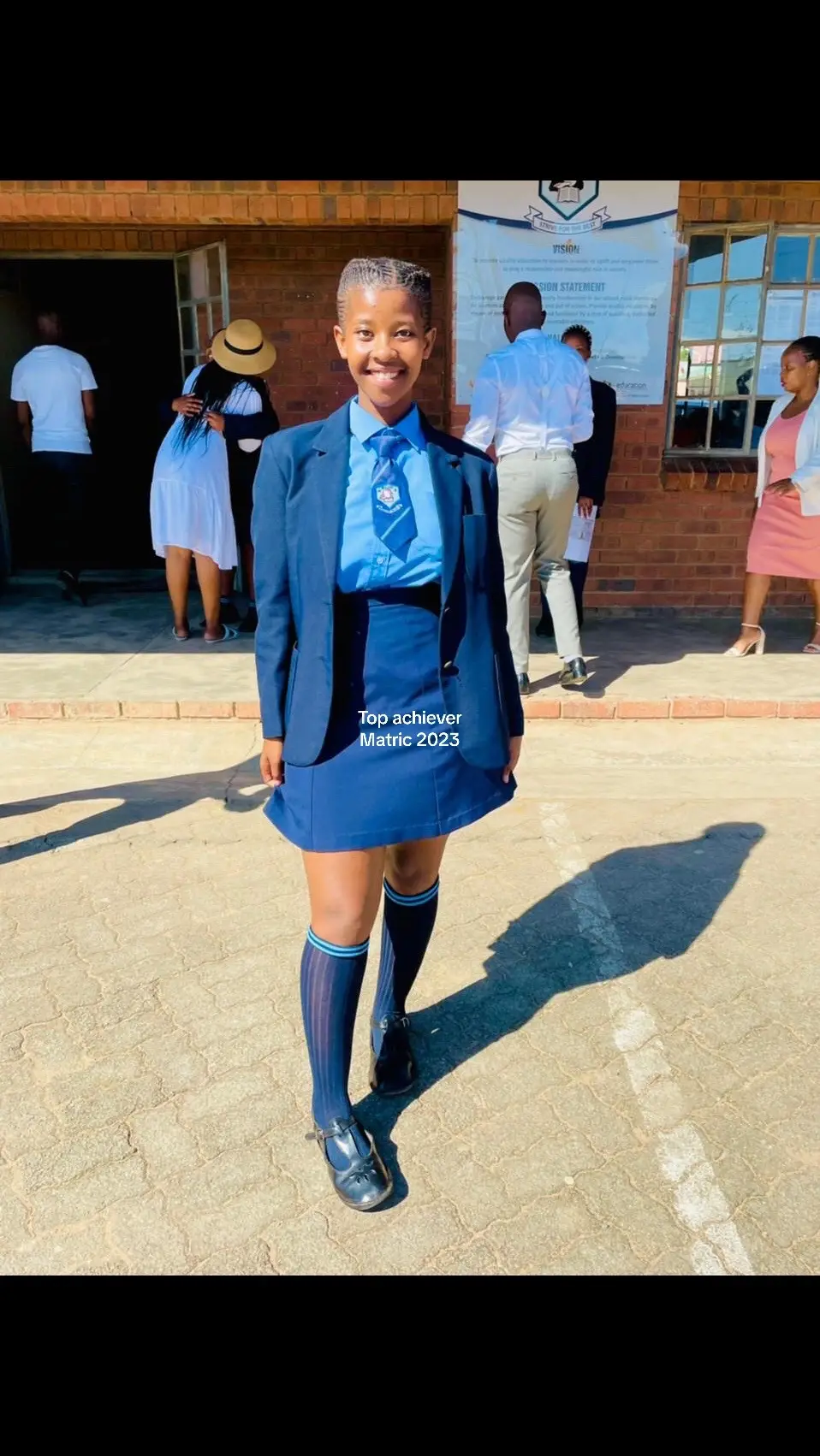 Congratulations Madlamini 🦾🕺🏼 One of the Top achievers KNZ Matric year 2023 scored very good APS with distinction  Very smart woman, you are indeed good academically✅❤️good luck with ur university journey❤️