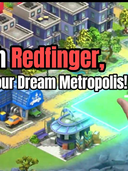 Through Redfinger, Build Your Dream Metropolis!#redfing #discord