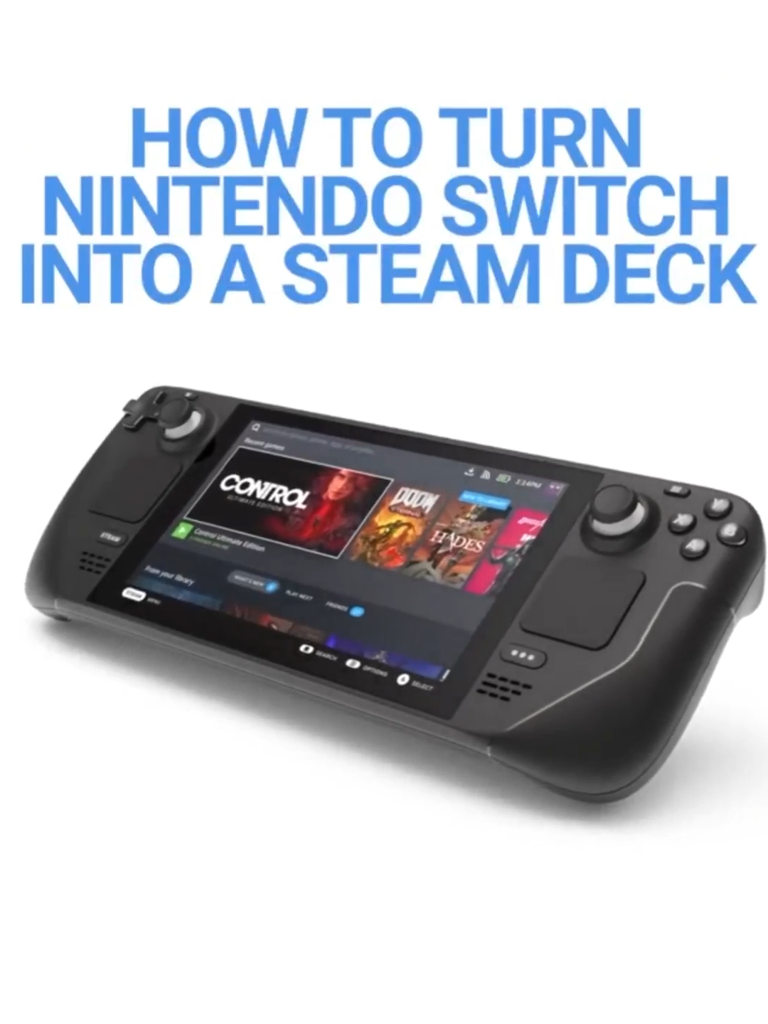 How to turn a Nintendo Switch into a Steam Deck #nitrodeck #nintendoswitch #steamdeck #howto #technews