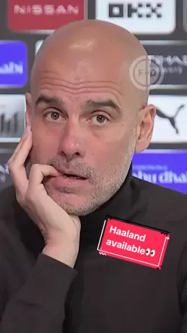Pep Guardiola confirms that Erling Haaland is available for selection against Burnley 👀✅ #erlinghaaland #football #footballdaily 