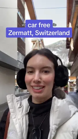 car free zermatt 🇨🇭💅 obsessed with these zippy little box electric trolleys .. im sure other european towns must have them!! but this is my first experience :) #walkablecities #walkablecommunities #carfree #zermatt #swissalps #ecotok #sustainableliving #electricvehicle #urbanplanning #visitswitzerland 