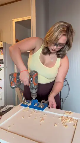 Building cabinets #cabinets #woodworker #carpenter #femalesinconstruction #milwaukee #drill #tools #trades #tradylady #fyp #fypシ #tradeswoman #carpentry #woodworking #tradesoftiktok #womenintrades #bluecollar 