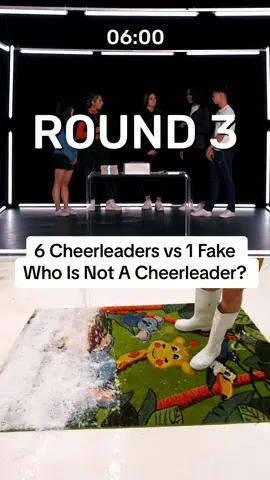 PT.3 6 Cheerleaders vs 1 Fake,Who Is Not A Cheerleader?#cheerleader #cheerleaders #fake #guess #jubilee #entertainment #newviralvideo #fypシ 