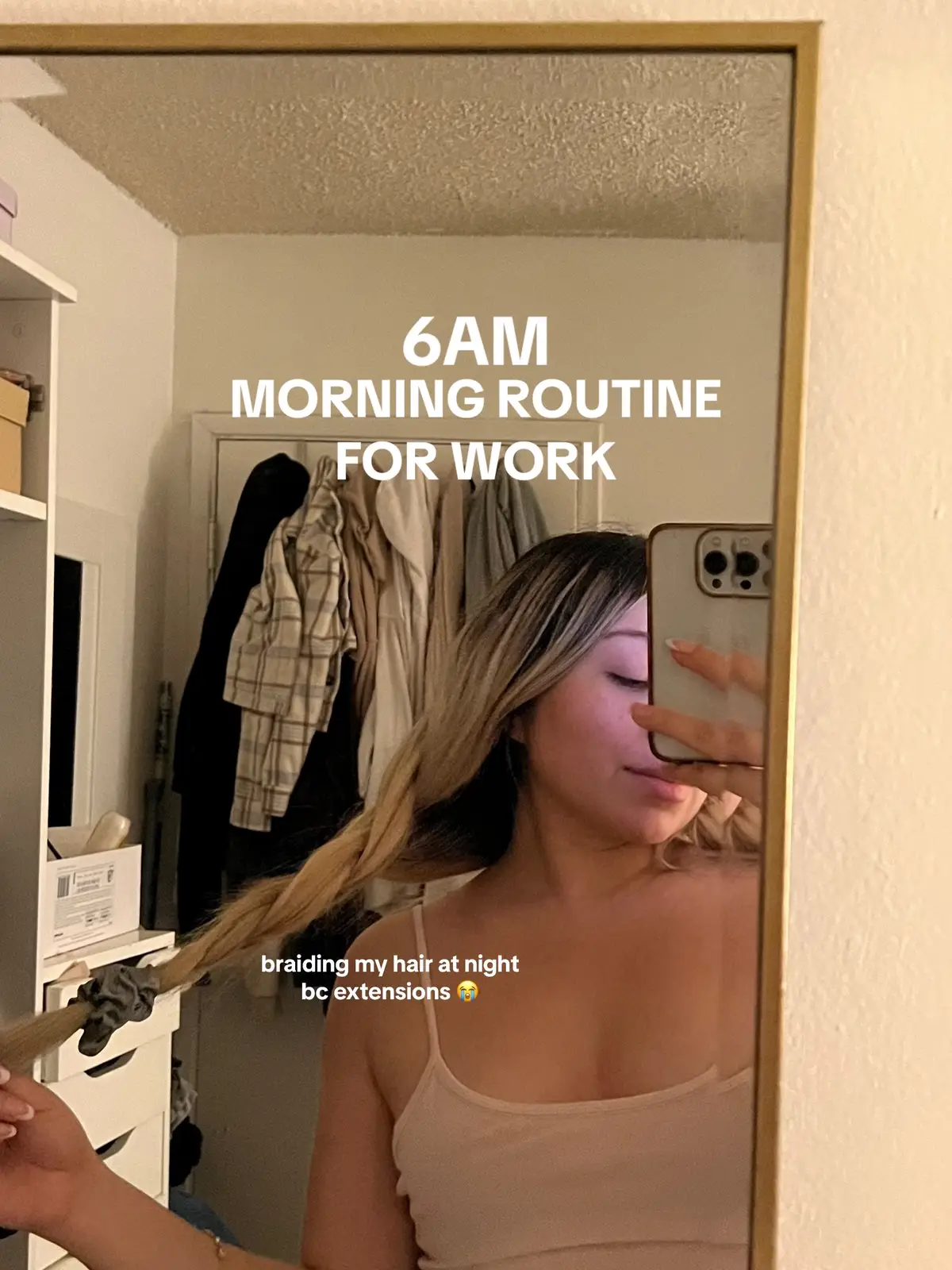 No bc why do I always do this to myself i swear lol Out the house rushing😭 #latinacontentcreator #dayinmylife #diaenmivida #grwm #morningroutine 