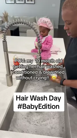 I had a few tricks up my sleeve but babygirl did so good! 💕 #marshforever #marshforeverhome #blackgirlhair #babyhair #washday #type4hair #SelfCare #babyhaircare #fyp #foryou #foryoupage 