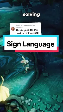 Replying to @cabinetclown Our fans had some questions about Quill's sign language and visual hints! #quest2 #quest2games #quest3 #quest3games #asl #signlanguage 