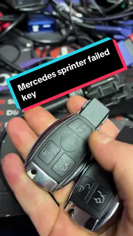 Mercedes sprinter key failed, vehicle wasnt near us so customer posted. We programmed two new keys and sent back all within a few days #mercedesbenz #mercedessprinter #autolocksmith #key #post 
