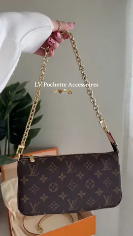 I lover her #louisvuitton #lv #pochetteaccessoires #pursetok #designertok #purseunboxing #lvunboxing #shoulderbag #fyp 