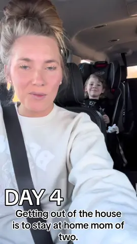 Day Four: Getting out of the house with two kids.  #sahmlife #motherhoodunplugged #motherhoodunfiltered #momcontent #relatablemomcontent #stayathomemom #sahmom #realmomlife #momlifebelike #relatablemomcontent #momcontent #toddlermomlife #momvlog #dayfour #mommyvlog #honestmom #momoftwo #fyp #fypシ゚viral 