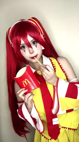 mcmiku 🍟 #hatsunemiku #hatsunemikucosplay #mcdonaldsmiku #fypシ #foryou 