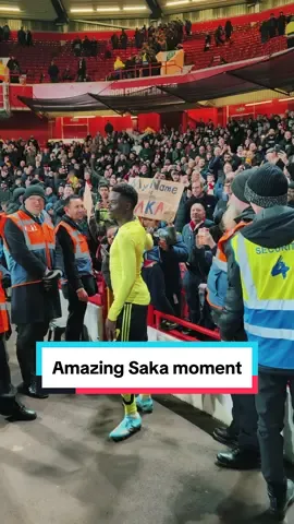 Saka meets Saka 💛  #PremierLeague #pl #saka 