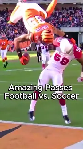 #football vs. #Soccer: Jaw-Dropping Passes in NFL and CL