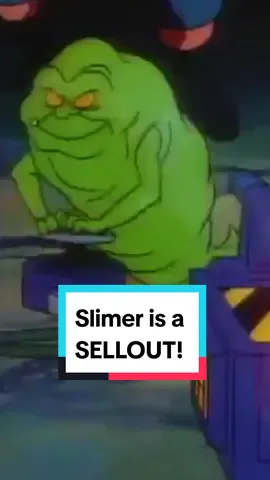 Slimer is selling out his own people. 😔 #fyp #ghostbusters #slimer #therealghostbusters  #ghostbusterfrozenempire  #sellout