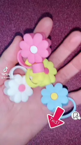 these are so cute & less than $5 🌸🌼 #fyp #fypシ #fypage #fypシ゚viral #tiktokshop #easyfine #easyfineshop #strawcovers #stanley #StanleyCup #tumbler #matching #easyfineshop #flower #collab #xyzabc 