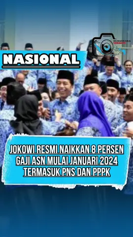 Tahun 2024, Presiden Joko Widodo resmi menaikkan gaji Aparatur Sipil Negara (ASN), termasuk gaji PNS dan PPPK. Ya sahabat NuTers, pada 26 Januari 2024 kemarin, Jokowi telah menandatangani Peraturan Pemerintah Nomor 5 Tahun 2024 tentang Peraturan Gaji Pegawai Negeri Sipil. Maka gaji abdi negara resmi naik 8% mulai Januari 2024 ini. Tertulis pada pertimbangan nomor pertama beleid, hal ini terkait dengan meningkatkan kinerja dan kesejahteraan Pegawai Negeri Sipil serta mengakselerasi transformasi ekonomi dan pembangunan nasional.  Selamat kenaikan gaji ya sahabat ASN! #fyp #jokowidodopresidenkita #aparatursipilnegara #naikgajiasn #nusantaraterkini 