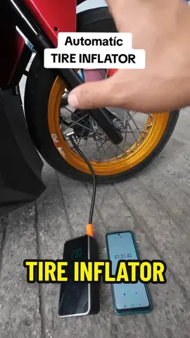 Automatic Tire Inflator For Car and Motorcycle 