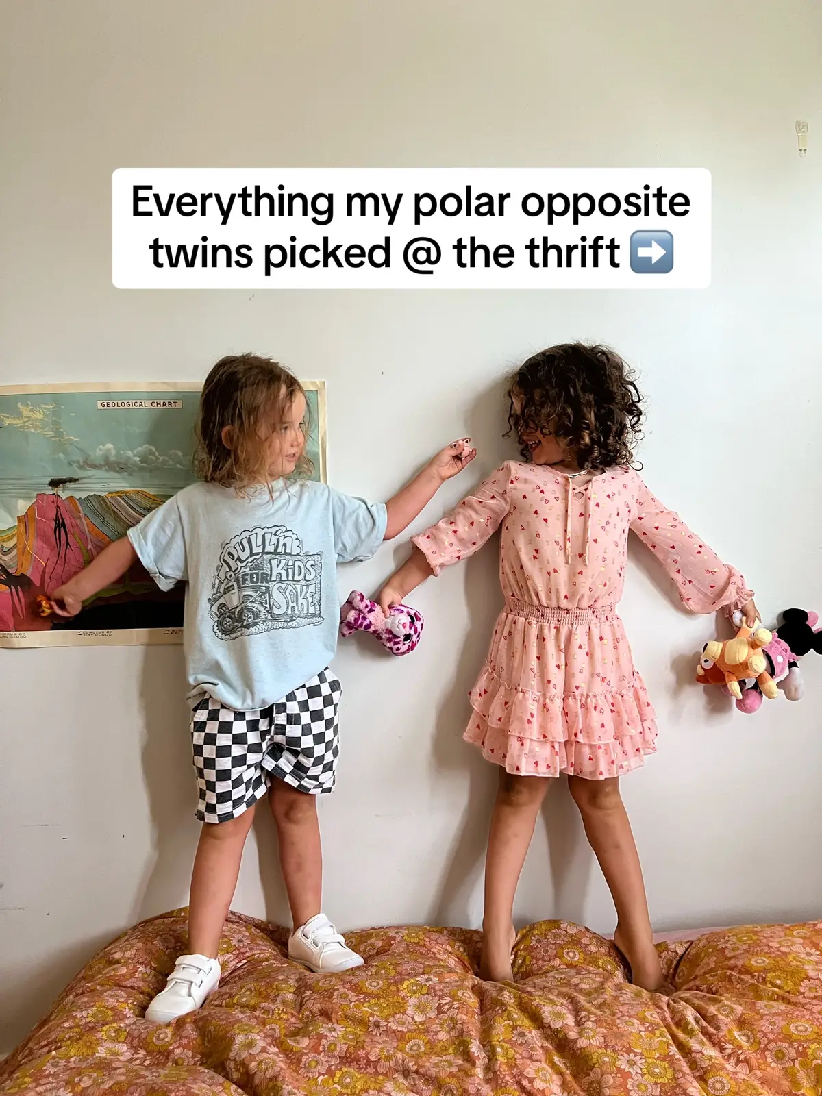 My little op shopping buddies are starting big school next week, im going to miss them so much! I know they will still beg me to take them to salvos after school though hehe #twins #twingirls #twinsisters #thrifthaul #twinsoftiktok #childhood #twinmum #twinmom #fraternaltwins #thrifted 