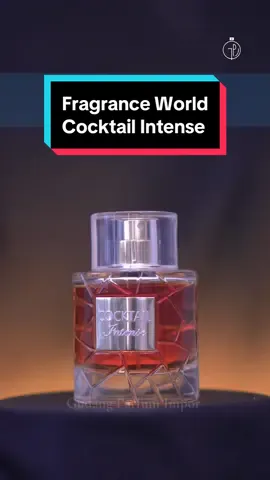 Looking for perfume sweet & intoxicated for date night?  🥂 #gudangparfumimpor #cocktailintense #fragranceworld #gpi #rekomendasiperfume 
