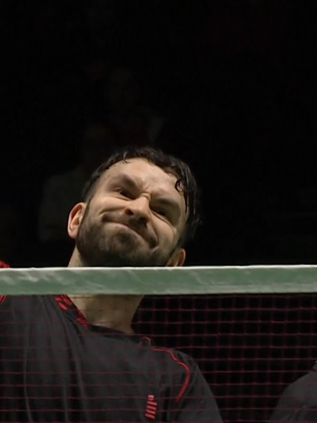 What are the chances? #Throwback to this crazy moment from Chris Langridge #bwf #badminton #badmintonfunny #badmintonengland