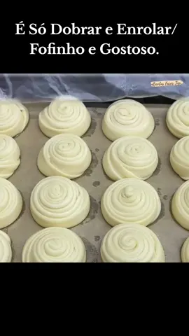 É Só Dobrar e Enrolar/ Fofinho e Gostoso. #paofofinho #receitadepão #pão #pao #paomacio #pãocaseiro #confeitaria 