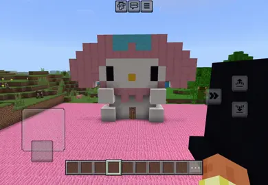 My melody 🎀 #melody #hellokitty #Minecraft #tutorial #ideas #fypシ #house 