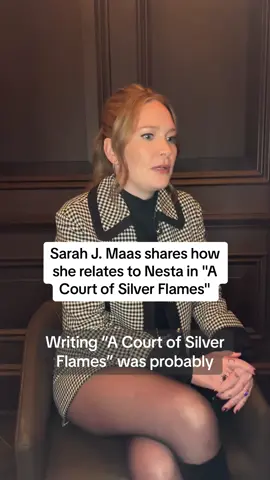 #SarahJMaas opens up about mental health in her books, and why #Nesta and #ACourtOfSilverFlames hold a special place in her heart. Click the link in our bio to read the full digital interview with Sarah or find it on today.com. #TODAYShow #ACOTAR #ThroneOfGlass #CrescentCity #BookTok #SJM