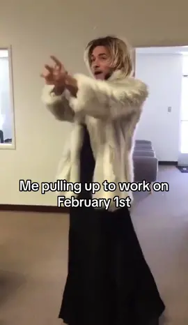 Me pulling up to work on February 1st #workhumor #february1st #leapyear #bkackhistorymonth #joannethescamer 