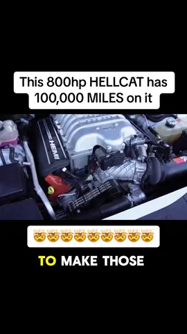Thats a lot of miles 😳😳😳 #CapCut #hellcat #carsoftiktok #100000 