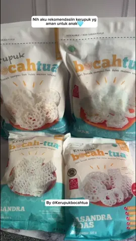 Yang anaknya suka cemilin kerupuk sembarangan, harus cobain nih kerupuk sehat ini🩵 #fyp #kerupukbaby #kerupuksehat #kerupukanaksehat #kerupukbocahtua 