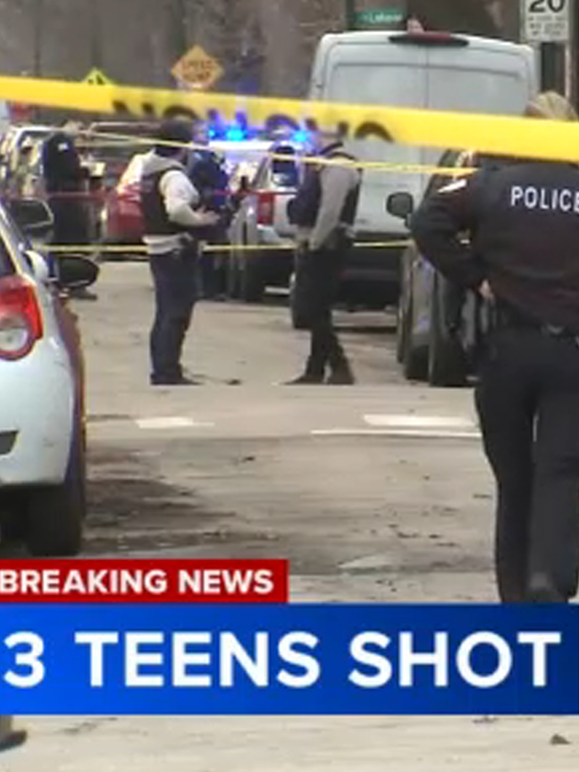 Three CPS students were shot, one fatally, Wednesday afternoon a few block away from their school on the city's North Side. #news #fyp