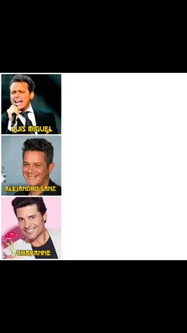 Luis Miguel, Alejandro Sanz y Chayanne cantando mi corazón encantado #chayanne #alejandrosanz #luismiguel #cover #fypシ゚viral 