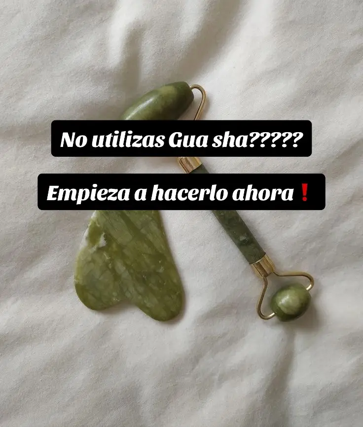 Inicia con el hábito de usar gua sha, incorpóralo a tu rutina #guashatutorial #guashatips 