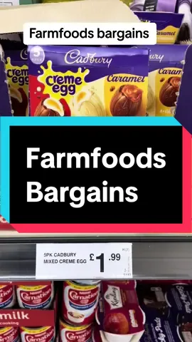 #costoflivingcrisis #farmfoods #bargains #cremeegg #cadburys 
