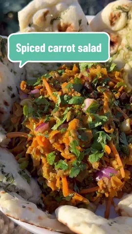 Shin kuroda carrot is my favorite carrot to grow! And this spiced carrot salad is a yuy and healthy lunch to make with them 😍 Spiced carrot salad 1 cups cooked green lentils  2 cups peeled and grated carrots  1 celery stalk, diced 1/4 a medium red onion, finely chopped 1/4 cup fresh cilantro, parsely or mint leaves (or mix of any), finely chopped 1/4 cup raisins  1/4 cup toasted walnuts, pepitas, or sunflower seeds 1/4 cup pitted Kalamata olives, sliced  Dressing 1/4 cup extra virgin olive oil 3 tbsp freshly squeezed lemon juice, plus more to taste 2 tbsp balsamic vinegar 1 tsp ground turmeric 1 tsp ground cinnamon 1 tsp ground cumin 1/2  tsp smoked paprika 1/2 tsp chili flakes (optional) 3/4 tsp fine sea salt Freshly ground black pepper, to taste 1 tsp dijon mustard 1 tsp pure maple syrup 2 garlic cloves, minced #farmtotable #gardentotable #gardentok #carrottok #carrotsalad #gardenhacks 