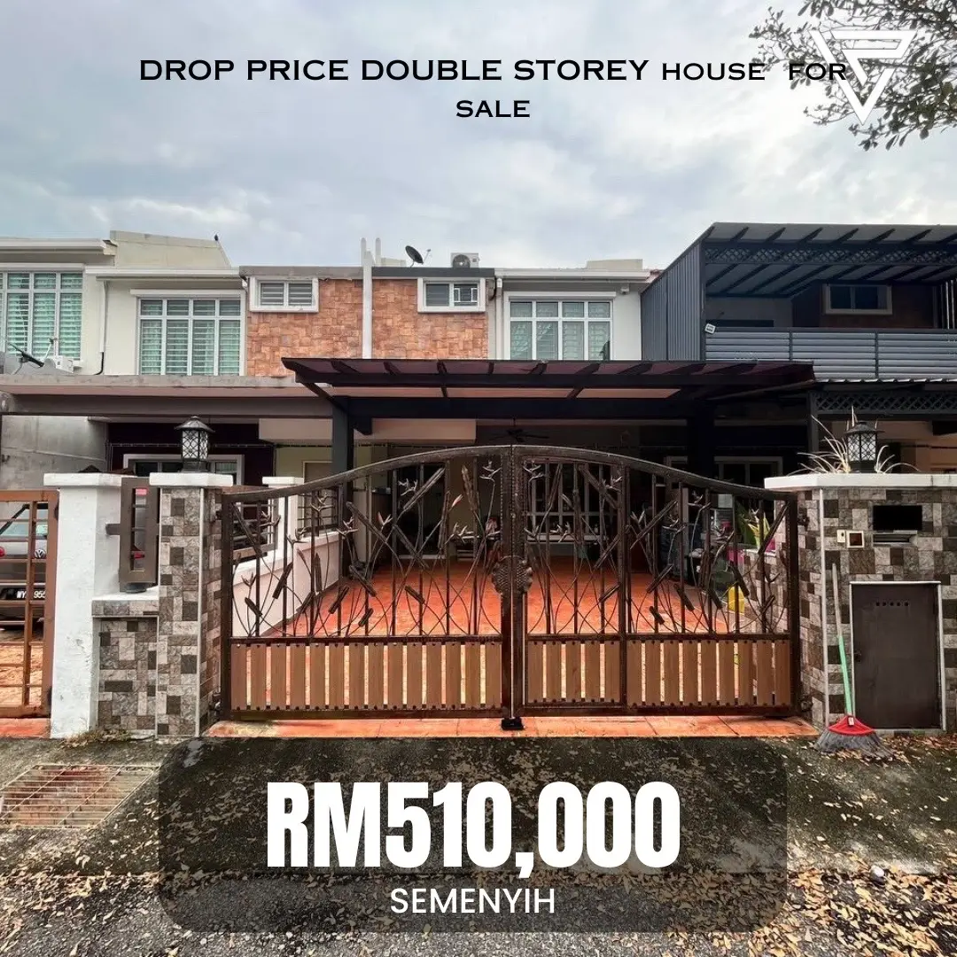 ⬇️TURUN HARGA KAW-KAW⬇️ RM580k > RM510k FOR SALE: Double Storey Terrace Rafflesia @ Taman Pelangi Semenyih 2, Semenyih *FULLY RENOVATED *KITCHEN EXTENDED *PARTIALLY FURNISHED ========================== ASKING PRICE: RM 510,000 (Negotiable) CONTACT: 011-55018199 | Firdaus ========================== DETAILS:  - Freehold  - Land Area: 20’ x 70’ (1,400 sqft)   - Build Up: 1,548 sqft (approx.)  - Intermediate Unit - 4 Bedrooms - 3 Bathrooms - Fully Renovated  - Kitchen Extended - Gated & Guarded with Access Card (RM50/month)  - Direction: North - Vacant - Partially Furnished: • Kitchen Cabinet • Electric Stove & Cooking Hood • Wardrobe • Air Cond • Water Heater • Auto Gate • Alarm Panel • Shoes Cabinet • Ceiling Fan • Storage Cabinet • Grills AMENITIES:  - Lotus’s Semenyih  - Ecohill Taipan  - Klinik Kesihatan  - Schools  - Commercial Area ACCESS:  - LEKAS  - SILK  - PLUS ========================== ASKING PRICE: RM 510,000 (Negotiable) ========================== For any inquiry or viewing session, please contact me at: For more info or viewing please contact : Firdaus  | 0111-55018199 Real Estate Negotiator (REN 56168) Mn Associates Sdn Bhd Whatsapp Link: http://www.wasap.my/601155018199 Website:lubokproperty.com Tiktok:lubokproperty Instagram: lubokproperty #lubokproperty #propertyagent #propertymalaysia #perundinghartanah #hartanahmalaysia #hartanah #bitcoinmalaysia #azizanosman #richworks  #rumahmampumilik #housetour #pelangisemenyih  #upm #property #realestate #belirumah#jualrumah #semenyih#malaysiaproperty#tipsbelihartanah #sifufbads #propertykl #propertyselangor #rumahidaman #cyberjaya