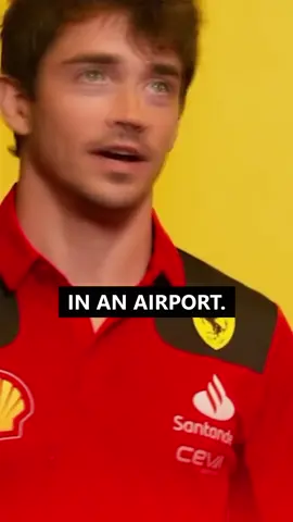 Such a Charles thing, to forget his whole suitcase 💀 #charlesleclerc #leclerc #carlossainz #sainz #scuderiaferrari #ferrari #lewishamilton 