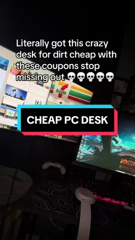 Stop fumbling #pcgaming #pc #computer #desk #desksetup #furniture #gamingdesk #ttshop #viral