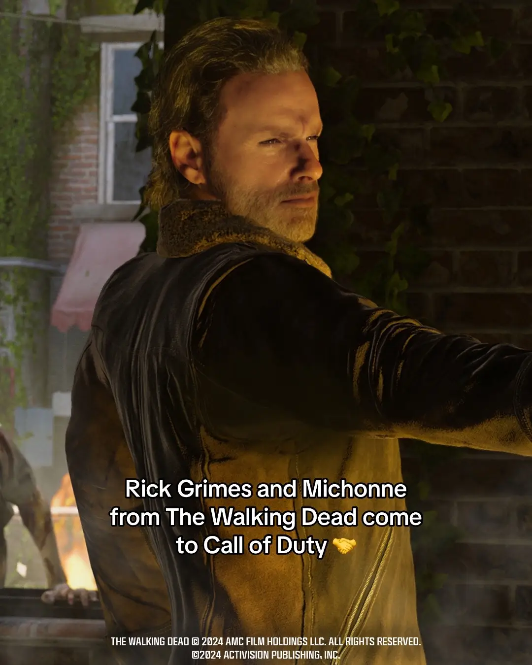 Meet the new Zombie hunters in town 🧟‍♂️ Rick Grimes and Michonne from #TheWalkingDead #TheOnesWhoLive will be joining Call of Duty in Season 2 ⚔️