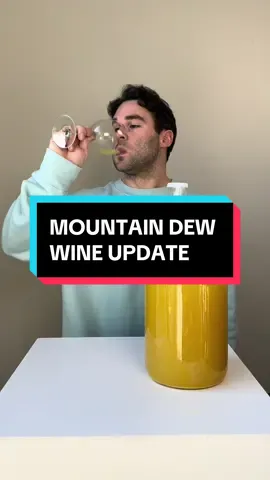 Be honest, would you taste mountain dew wine?  #mead #mountaindew #homebrewing #experiment #wine 