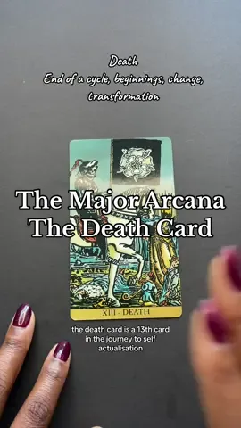 How to read tarot p.32 Major Arcana: Death Ready to take your tarot skills to the next level? In this video, I’ll show you how to reach the Major Arcana card, Death Whether you are a beginner or a seasoned pro, this step-by-step guide will help you read tarot with confidence and clarity. How to read tarot cards intuitively so you dont need a book and can feel your cards instead death card tarot card meaning Death card tarot meaning Death card tarot card upright Death card tarot card reversed #tarotforbeginners #deathcardtarot  #majorarcana #reversedtarot #reversedtarotcard #majorarcanatarot #understandingtarot #learntarotwithme #tarottok🔮 #beginnertarottips #tarottokwitchtok #tarottok #blackwitch #blackwitchtok #blackwitchesoftiktok #cartomancy #cardinalhealing 