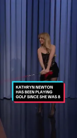 @kathrynnewton has been playing golf since she was 8 years old ⛳️ #FallonTonight #TonightShow #KathrynNewton 