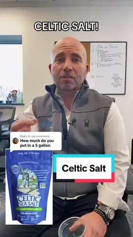 Replying to @Jay  #CelticSalt #Water #Hydration 