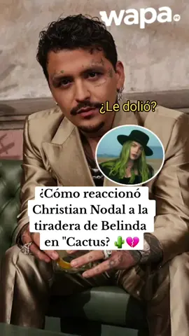 ¿Le dolió? 🔥 Así reaccionó Christian Nodal con tremenda tiradera de Belinda en 
