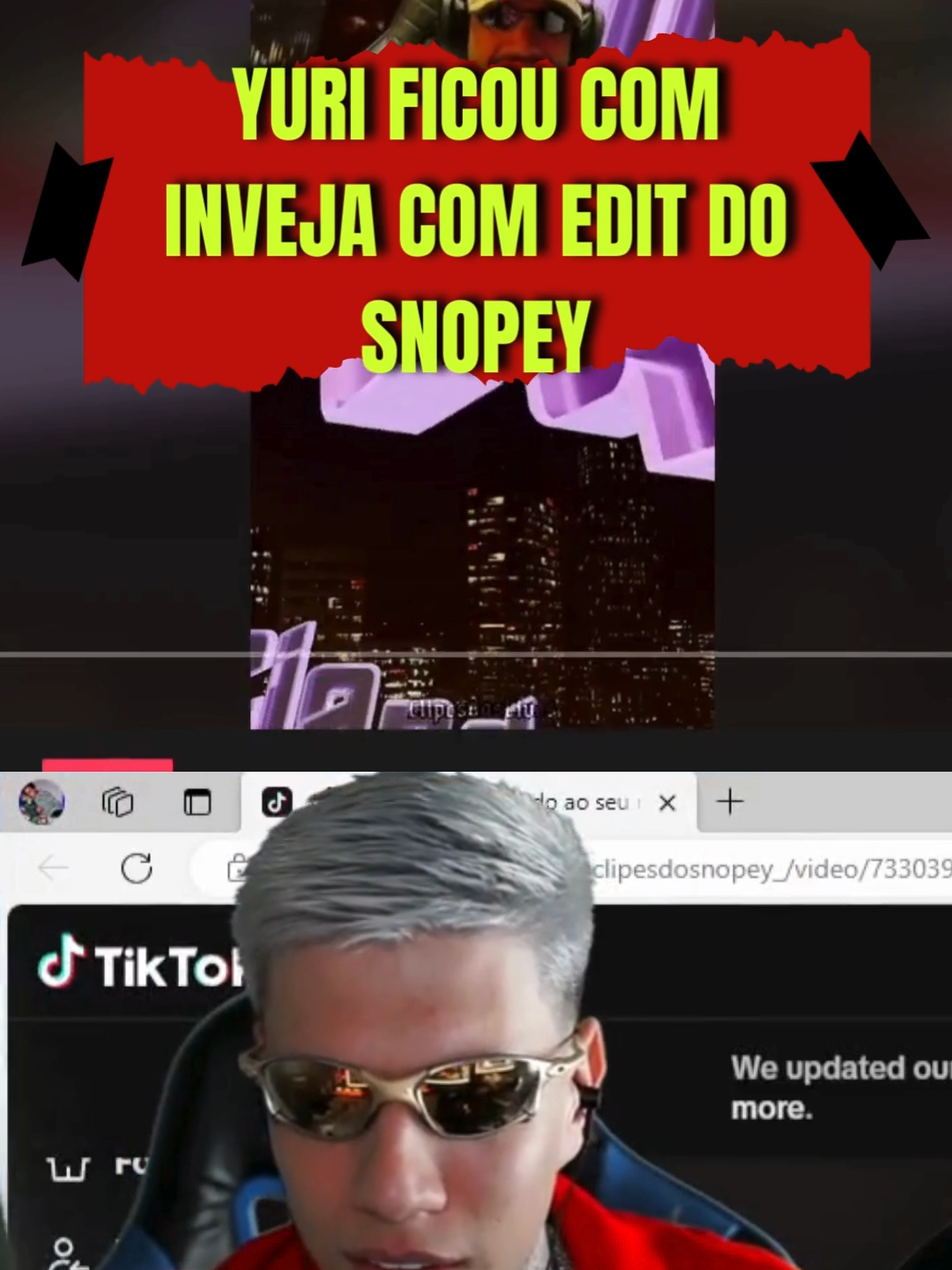 yuri ficou com inveja com edit do snopey #cortesyuuri22  #cortesyuri22  #goti  #yuyu  #yuri22 #bdj